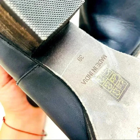 NWOT Navy (INK) Free People Charm Double V Bootie - Picture 11 of 11